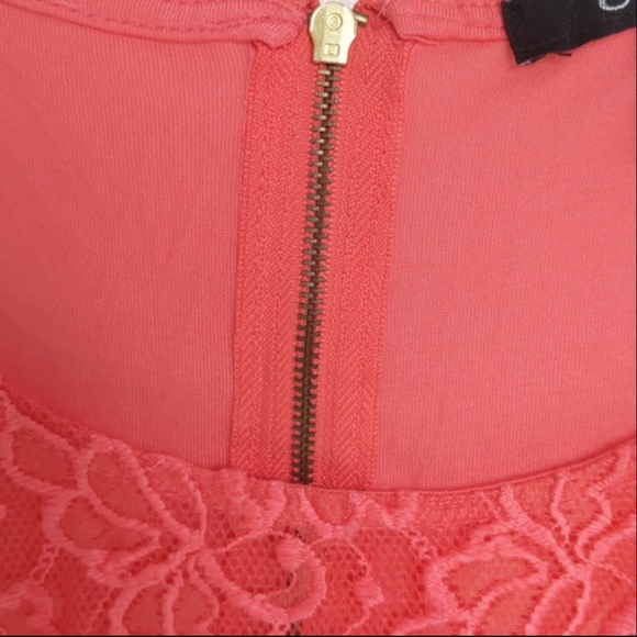 U2B New without tag orange lace tank top size L/G - Picture 8 of 9